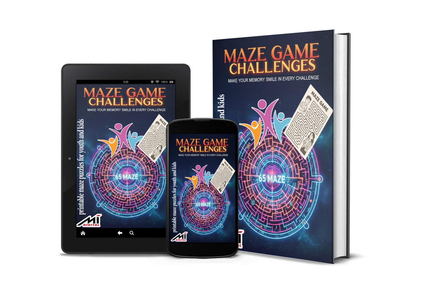 Maze puzzles for youth and kids